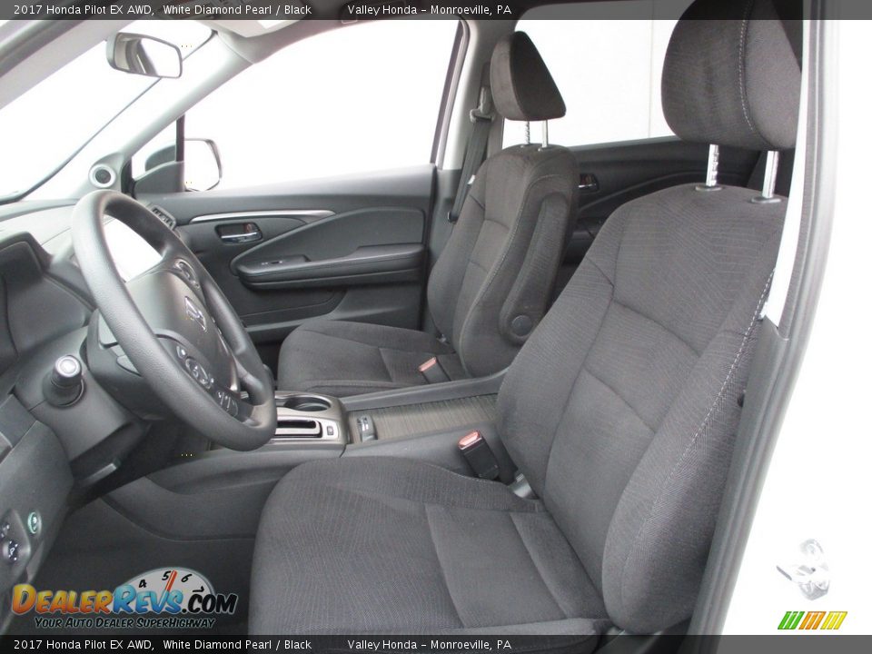 2017 Honda Pilot EX AWD White Diamond Pearl / Black Photo #11