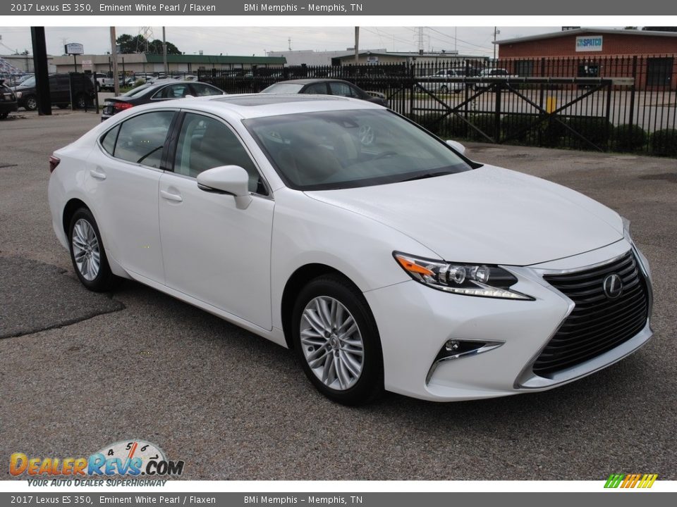 2017 Lexus ES 350 Eminent White Pearl / Flaxen Photo #7