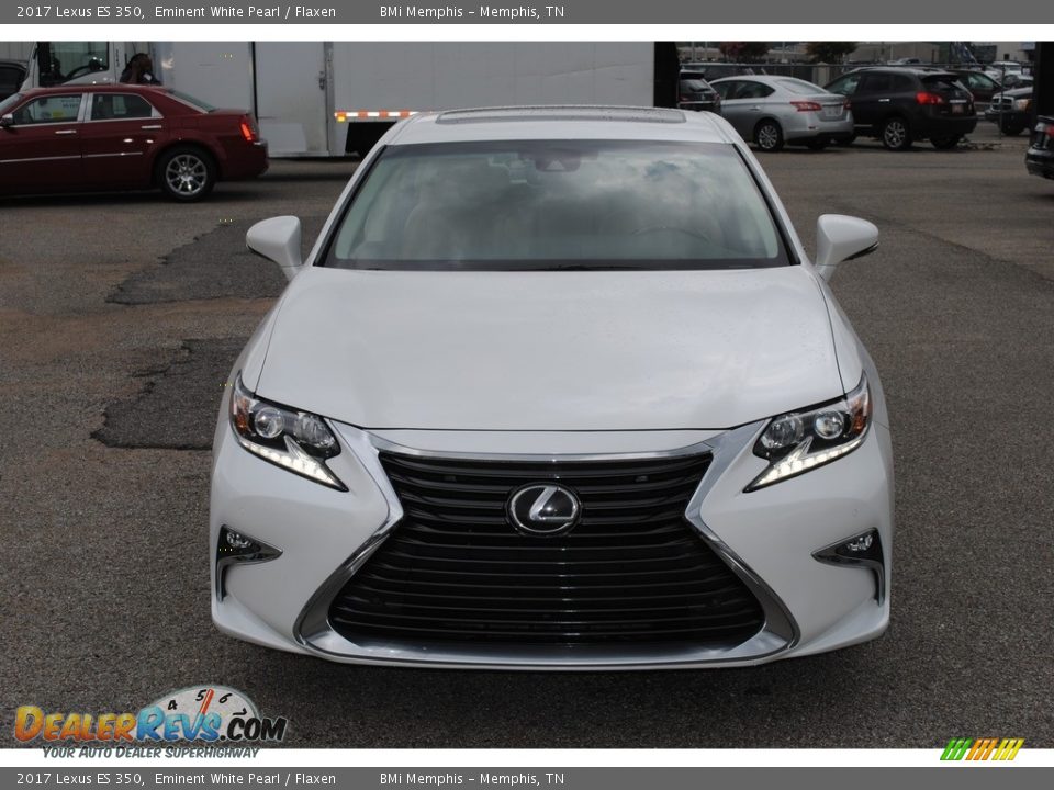 2017 Lexus ES 350 Eminent White Pearl / Flaxen Photo #8