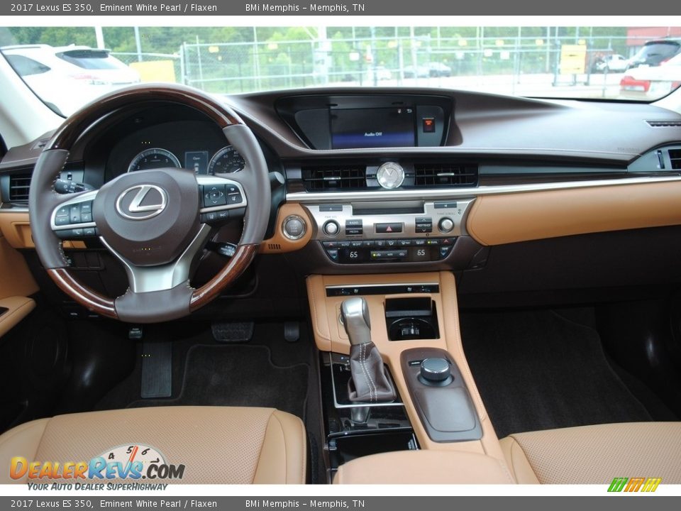 2017 Lexus ES 350 Eminent White Pearl / Flaxen Photo #9