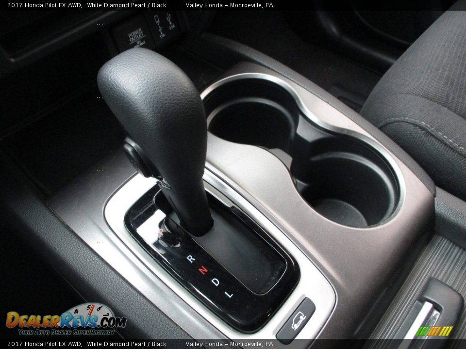 2017 Honda Pilot EX AWD White Diamond Pearl / Black Photo #15