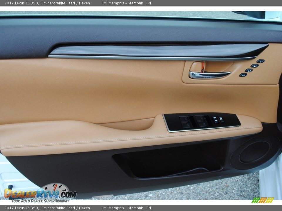 2017 Lexus ES 350 Eminent White Pearl / Flaxen Photo #10