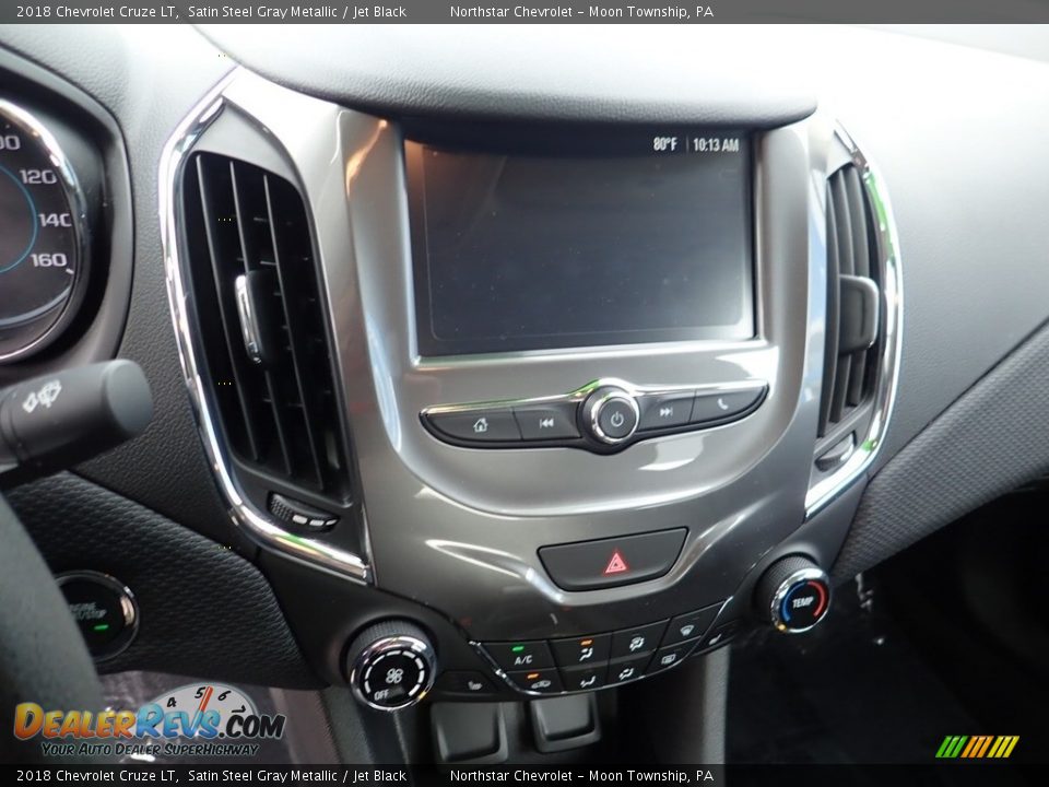 2018 Chevrolet Cruze LT Satin Steel Gray Metallic / Jet Black Photo #27