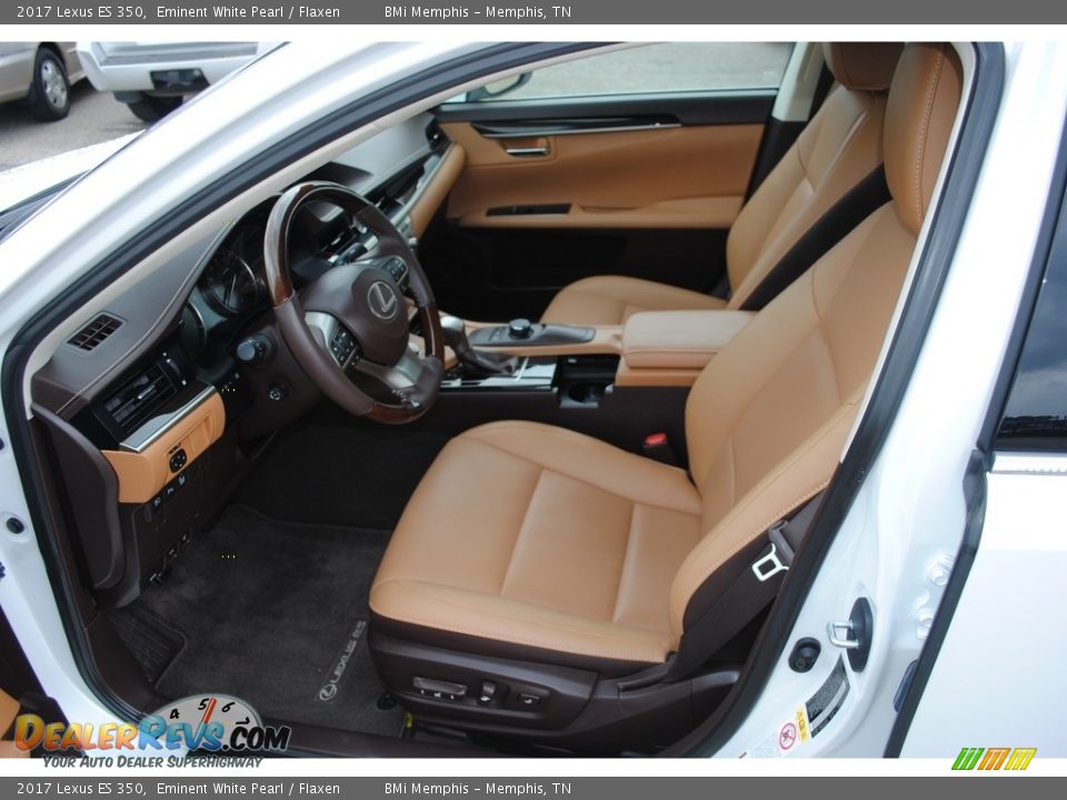 2017 Lexus ES 350 Eminent White Pearl / Flaxen Photo #11