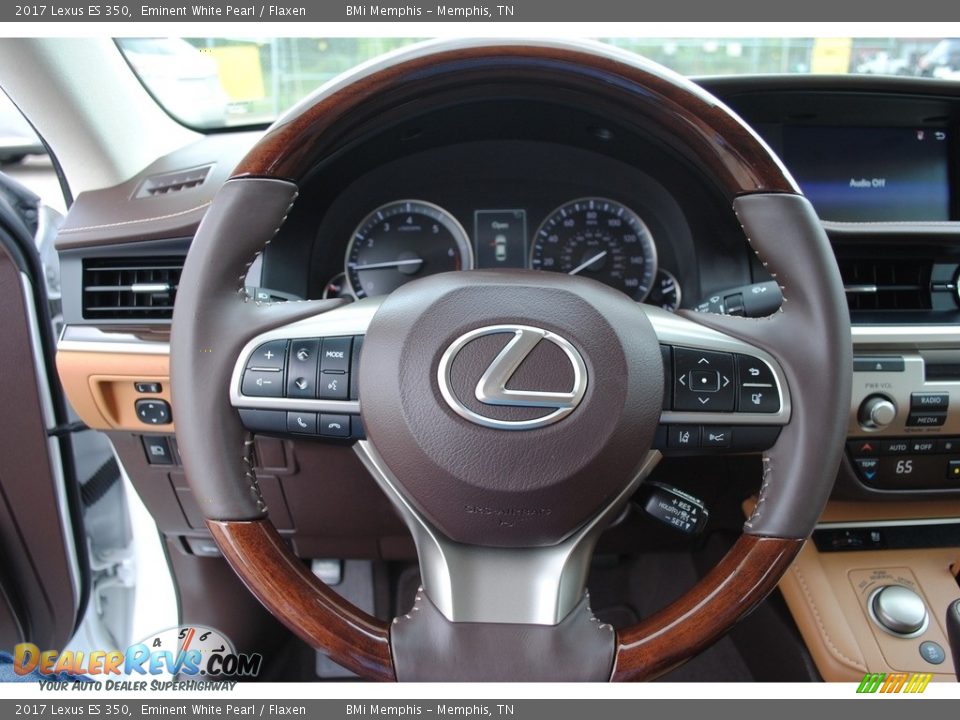 2017 Lexus ES 350 Eminent White Pearl / Flaxen Photo #12