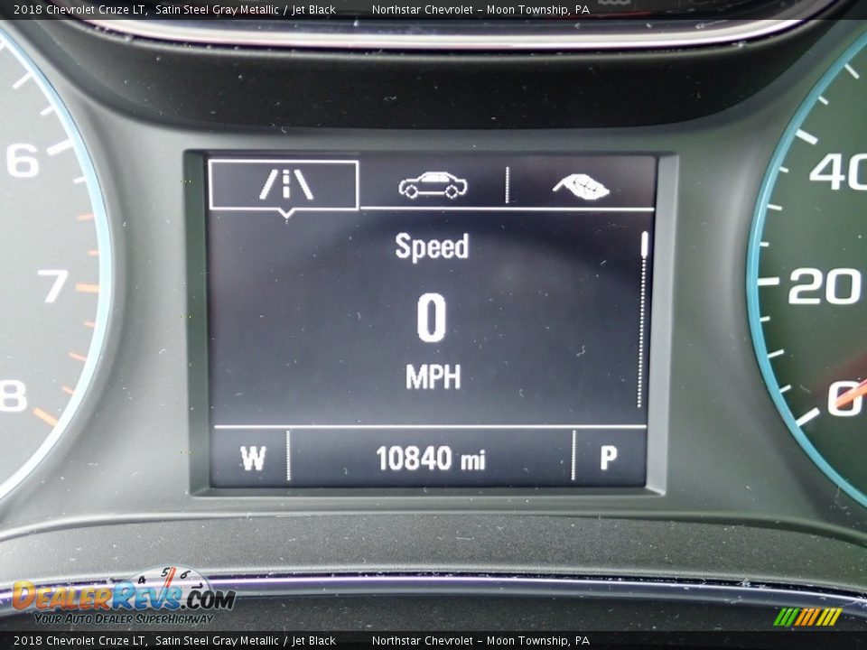 2018 Chevrolet Cruze LT Satin Steel Gray Metallic / Jet Black Photo #29
