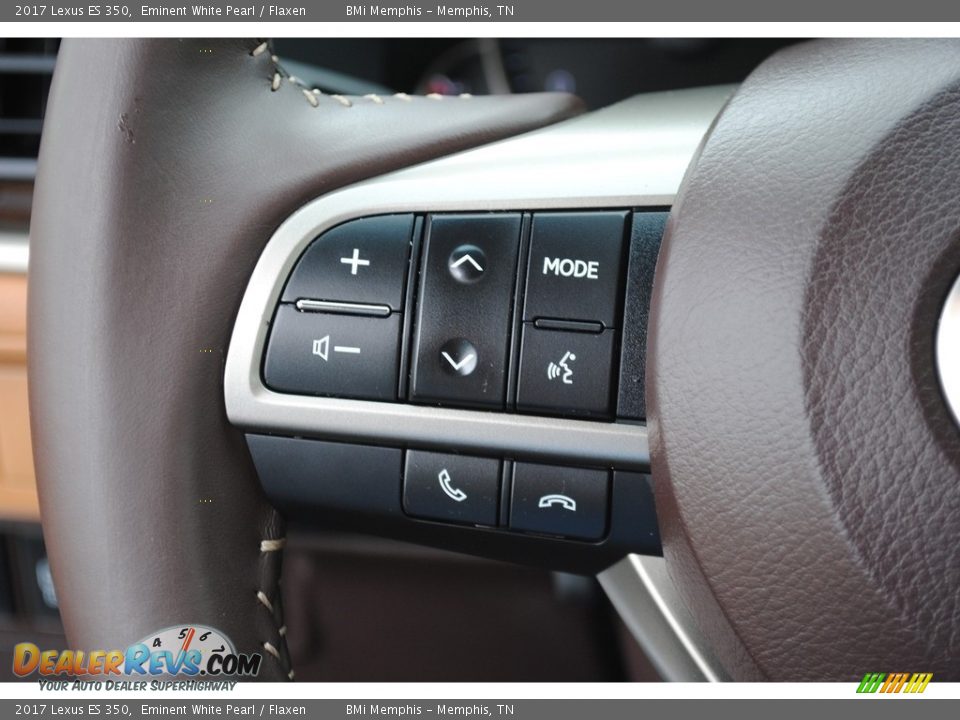2017 Lexus ES 350 Eminent White Pearl / Flaxen Photo #13