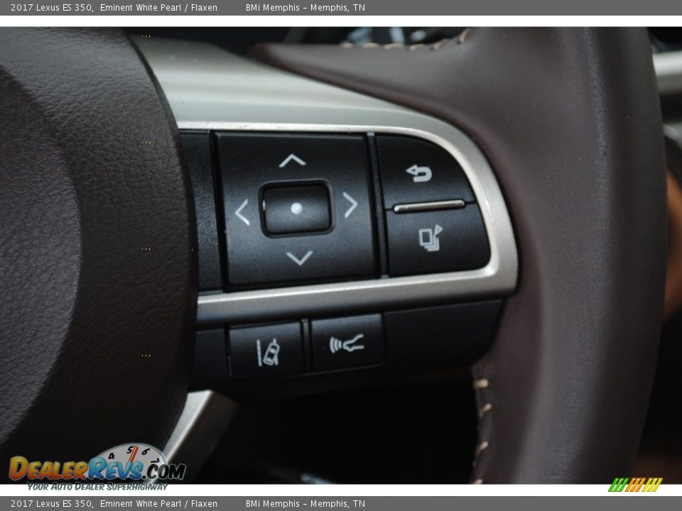 2017 Lexus ES 350 Eminent White Pearl / Flaxen Photo #14