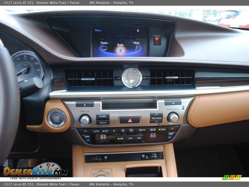 2017 Lexus ES 350 Eminent White Pearl / Flaxen Photo #16