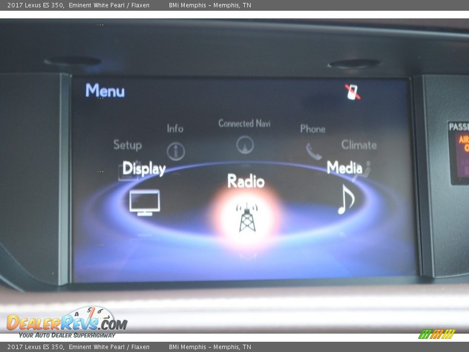 2017 Lexus ES 350 Eminent White Pearl / Flaxen Photo #17