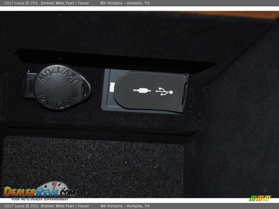 2017 Lexus ES 350 Eminent White Pearl / Flaxen Photo #22