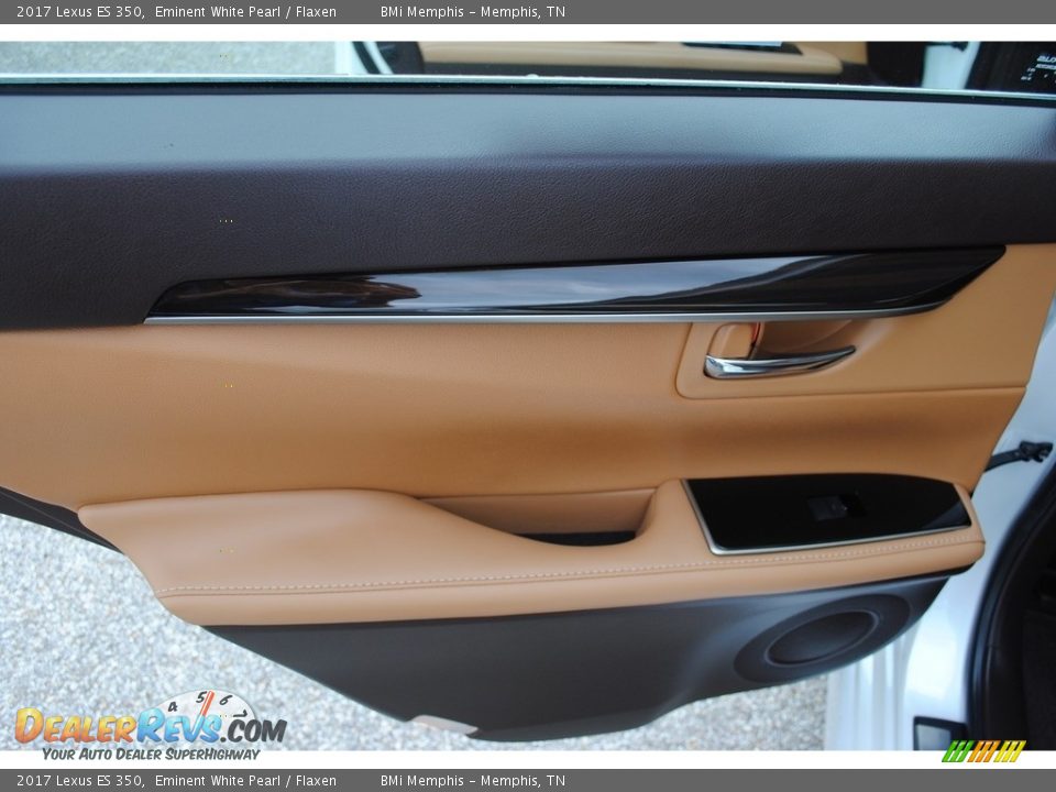2017 Lexus ES 350 Eminent White Pearl / Flaxen Photo #24