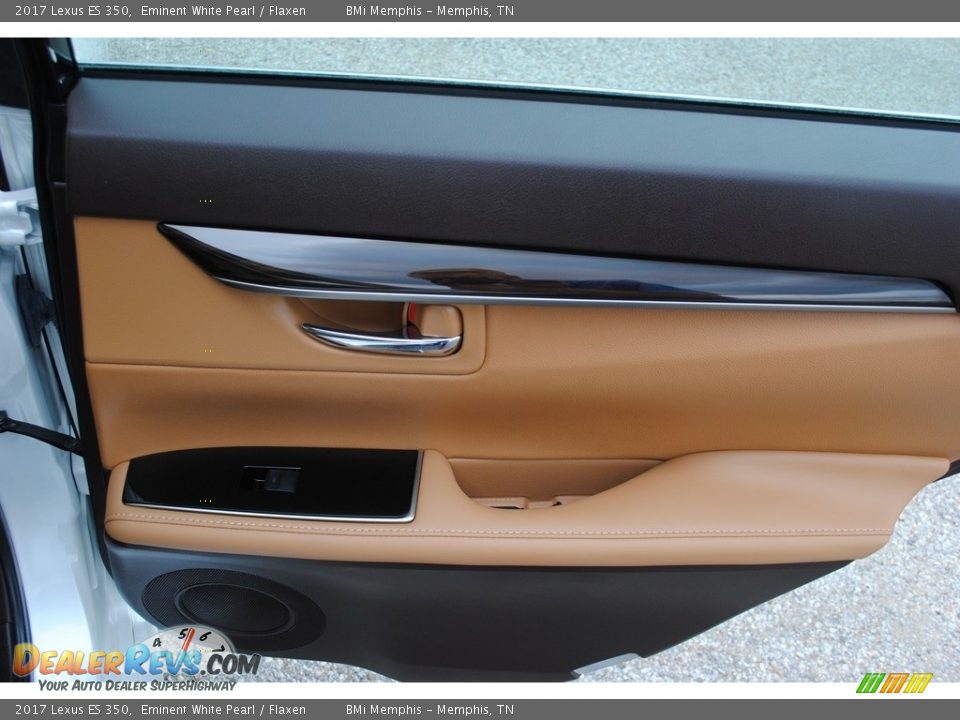 2017 Lexus ES 350 Eminent White Pearl / Flaxen Photo #27