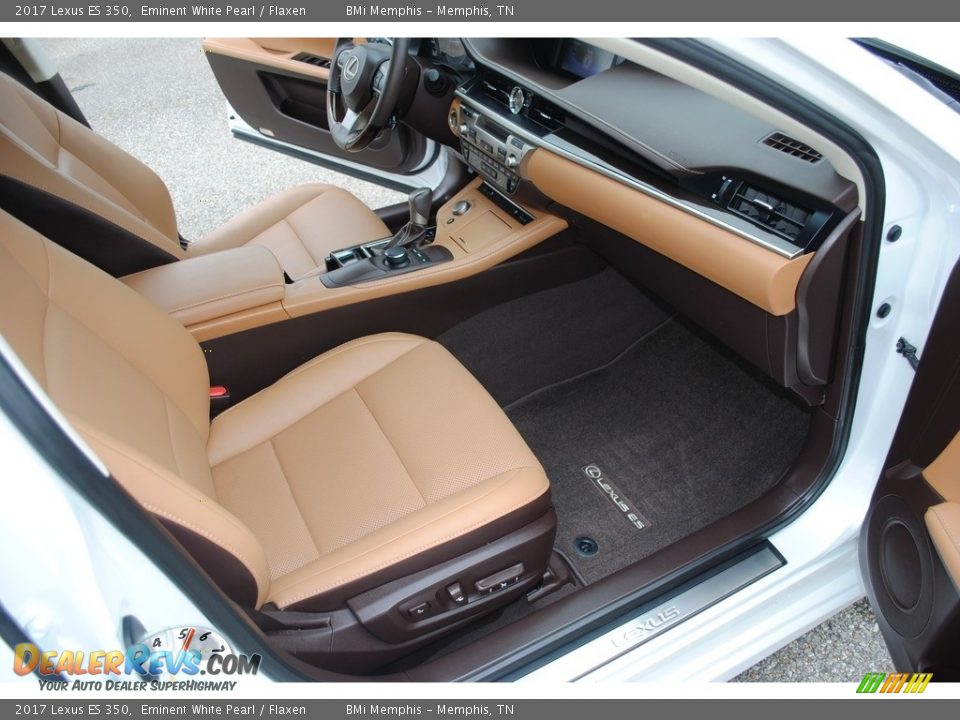 2017 Lexus ES 350 Eminent White Pearl / Flaxen Photo #30