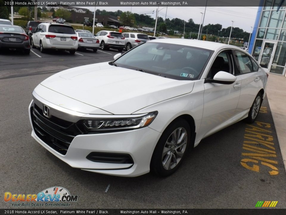 2018 Honda Accord LX Sedan Platinum White Pearl / Black Photo #5