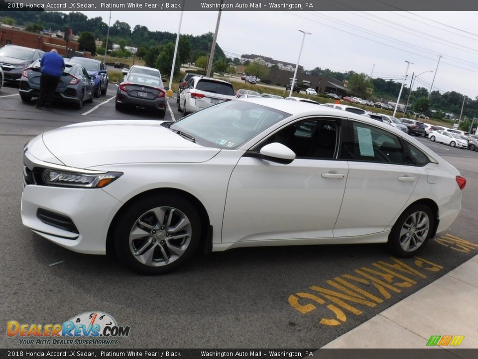 2018 Honda Accord LX Sedan Platinum White Pearl / Black Photo #6