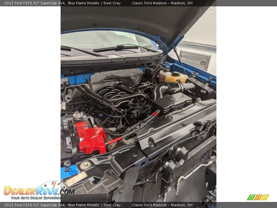 2013 Ford F150 XLT SuperCab 4x4 Blue Flame Metallic / Steel Gray Photo #2