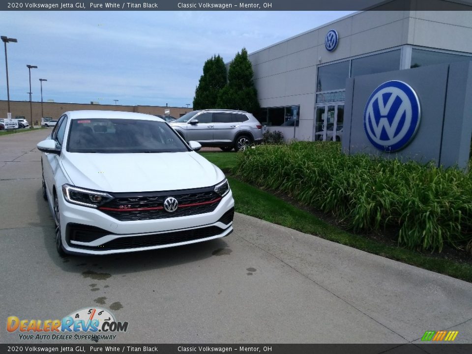 2020 Volkswagen Jetta GLI Pure White / Titan Black Photo #1