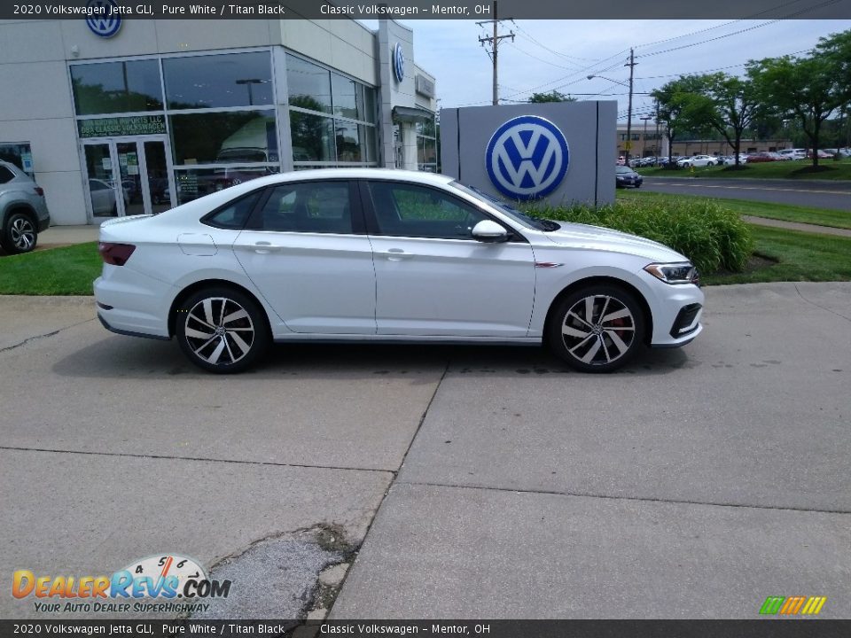 2020 Volkswagen Jetta GLI Pure White / Titan Black Photo #2