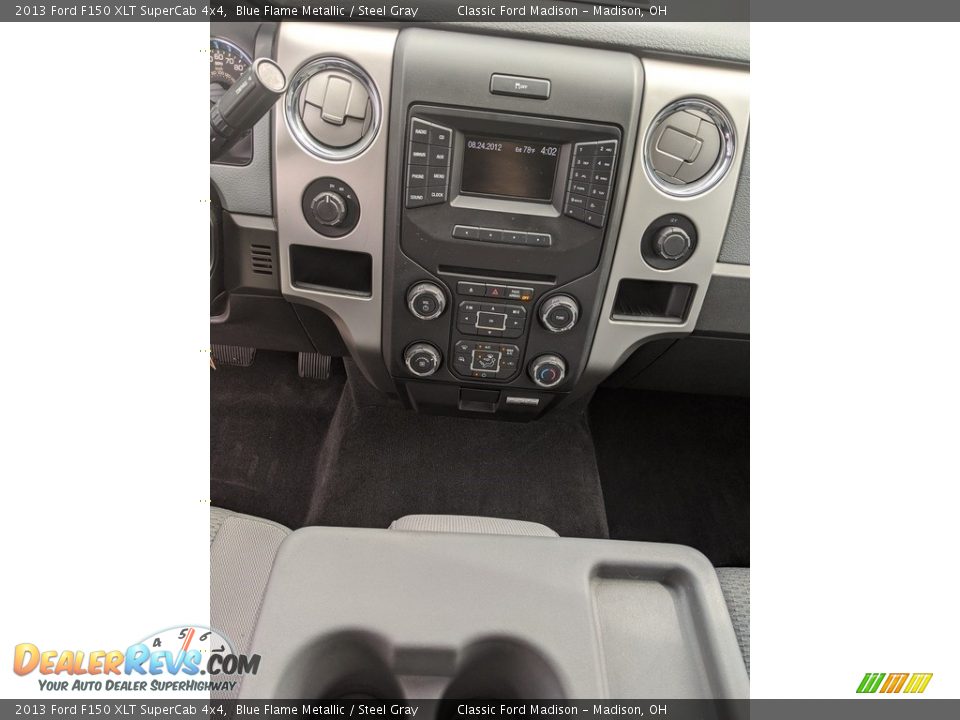 2013 Ford F150 XLT SuperCab 4x4 Blue Flame Metallic / Steel Gray Photo #8