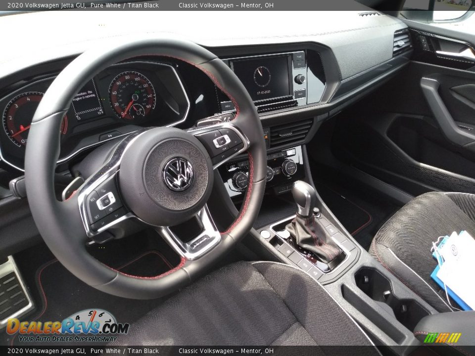 2020 Volkswagen Jetta GLI Pure White / Titan Black Photo #5