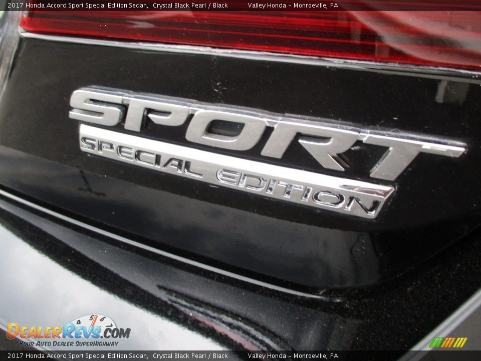 2017 Honda Accord Sport Special Edition Sedan Crystal Black Pearl / Black Photo #6