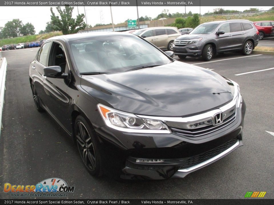 2017 Honda Accord Sport Special Edition Sedan Crystal Black Pearl / Black Photo #7