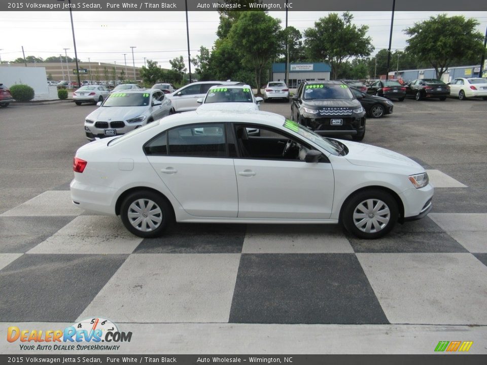 Pure White 2015 Volkswagen Jetta S Sedan Photo #3