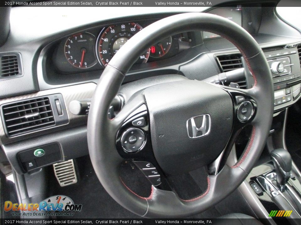 2017 Honda Accord Sport Special Edition Sedan Crystal Black Pearl / Black Photo #13