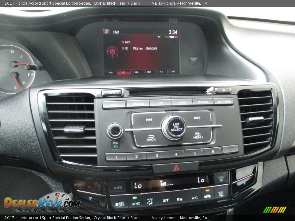 2017 Honda Accord Sport Special Edition Sedan Crystal Black Pearl / Black Photo #15