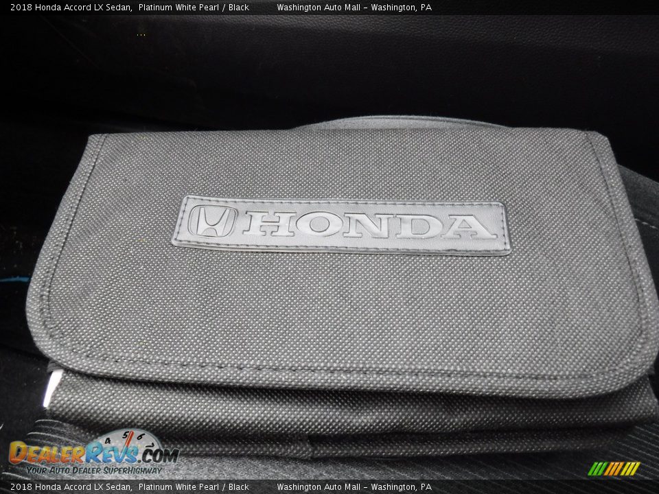 2018 Honda Accord LX Sedan Platinum White Pearl / Black Photo #26