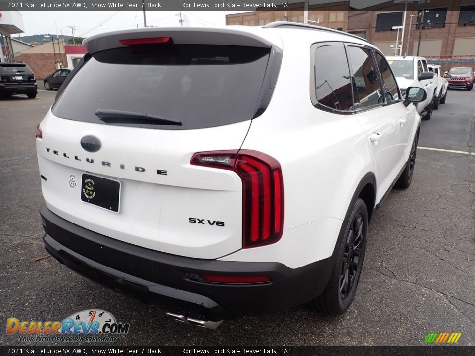 2021 Kia Telluride SX AWD Snow White Pearl / Black Photo #2