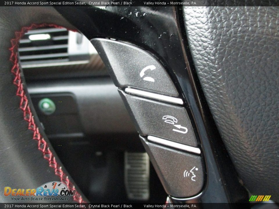 2017 Honda Accord Sport Special Edition Sedan Crystal Black Pearl / Black Photo #18