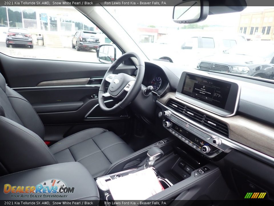 Black Interior - 2021 Kia Telluride SX AWD Photo #11