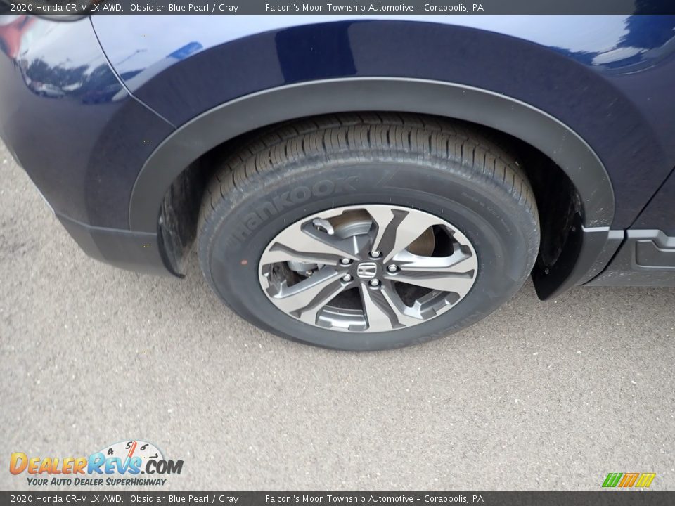 2020 Honda CR-V LX AWD Obsidian Blue Pearl / Gray Photo #2