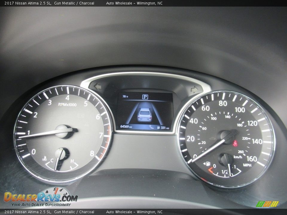 2017 Nissan Altima 2.5 SL Gun Metallic / Charcoal Photo #16