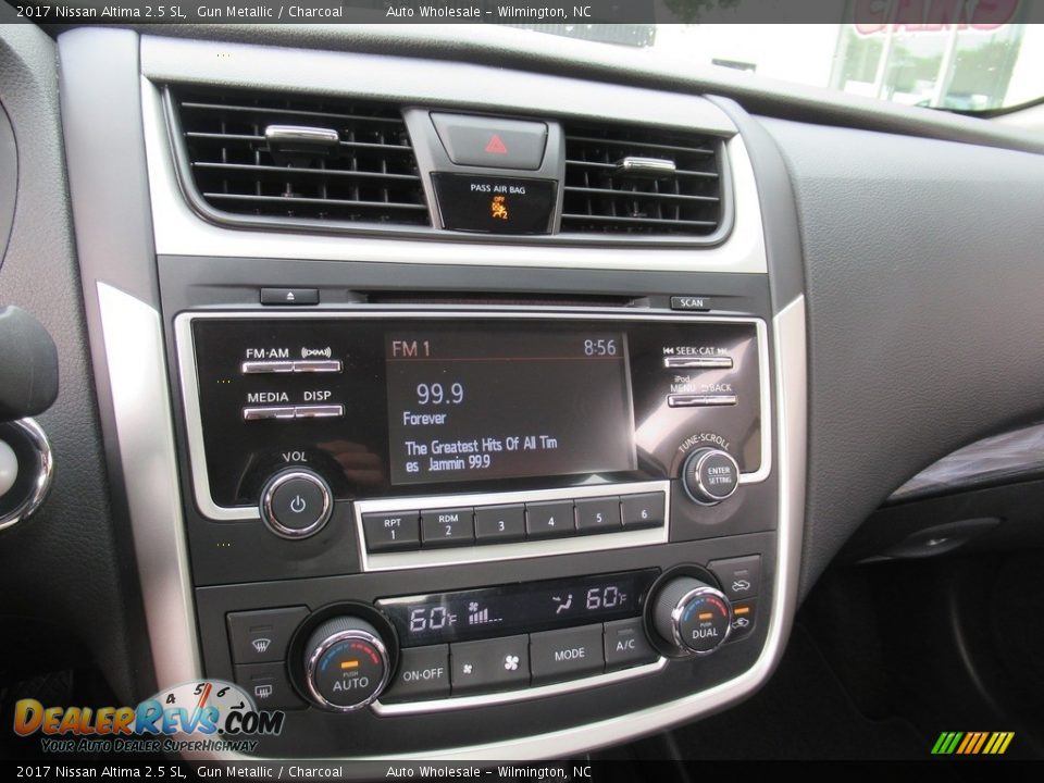 2017 Nissan Altima 2.5 SL Gun Metallic / Charcoal Photo #17