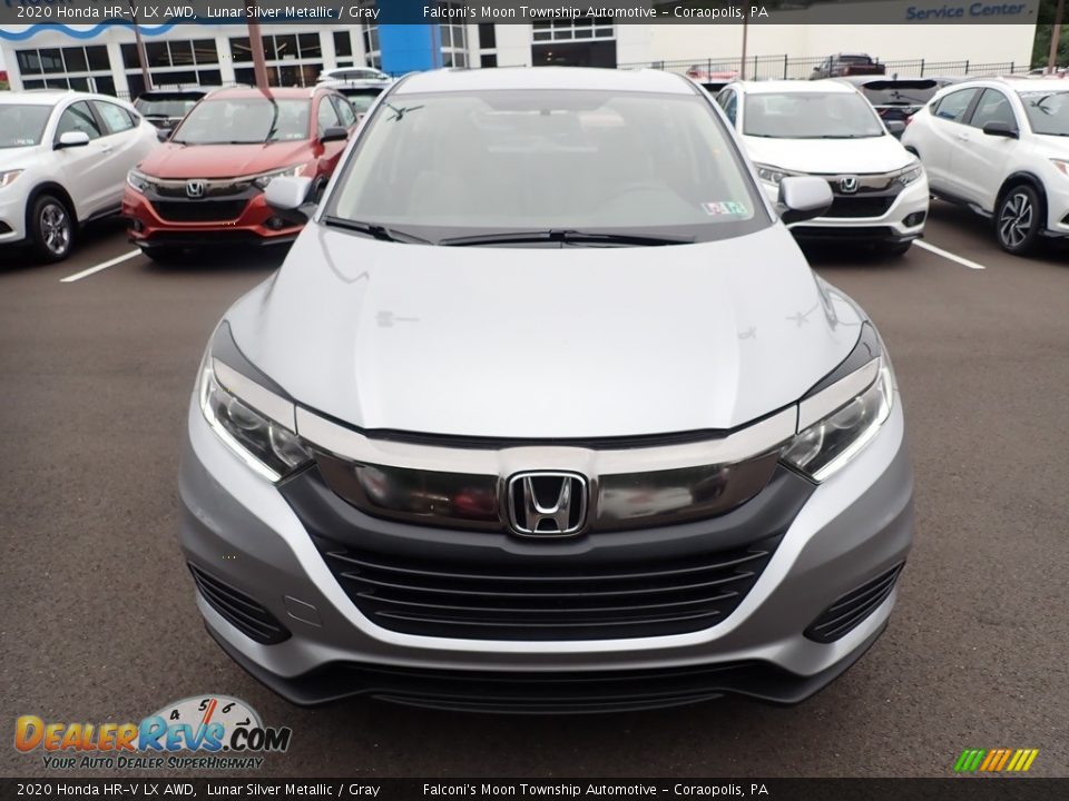 2020 Honda HR-V LX AWD Lunar Silver Metallic / Gray Photo #7