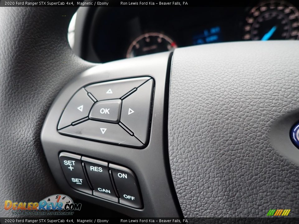 2020 Ford Ranger STX SuperCab 4x4 Magnetic / Ebony Photo #16
