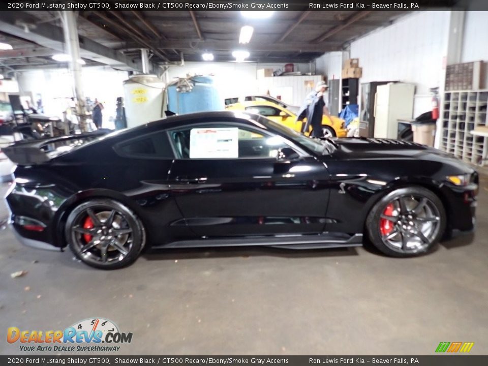 2020 Ford Mustang Shelby GT500 Shadow Black / GT500 Recaro/Ebony/Smoke Gray Accents Photo #3