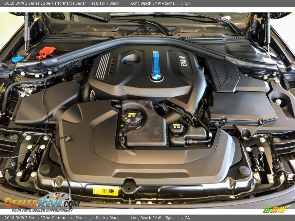 2018 BMW 3 Series 330e iPerformance Sedan Jet Black / Black Photo #8