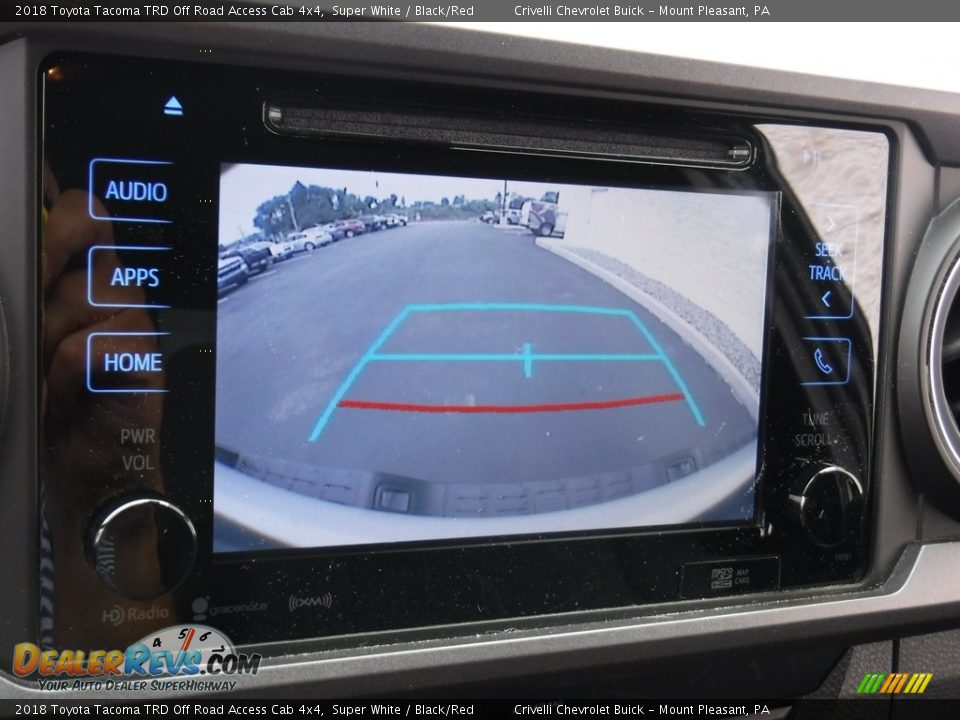 2018 Toyota Tacoma TRD Off Road Access Cab 4x4 Super White / Black/Red Photo #28