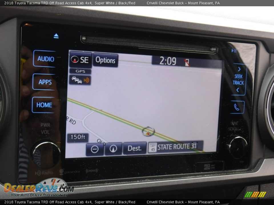 2018 Toyota Tacoma TRD Off Road Access Cab 4x4 Super White / Black/Red Photo #29