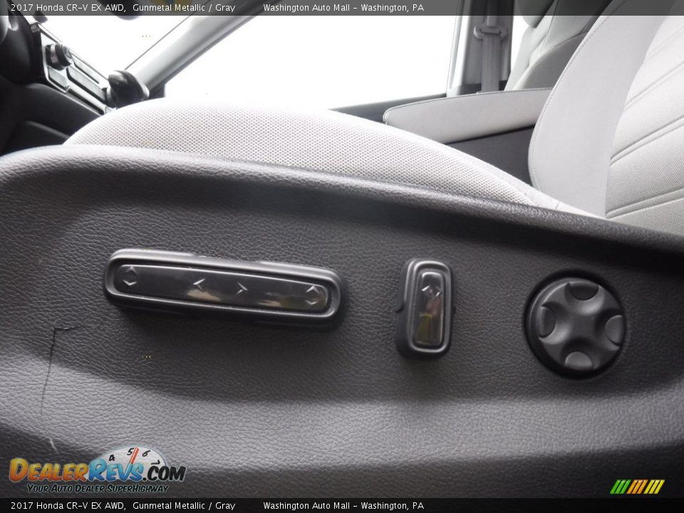 2017 Honda CR-V EX AWD Gunmetal Metallic / Gray Photo #17