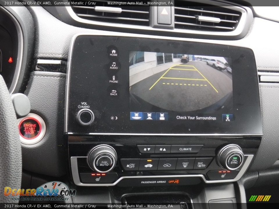 2017 Honda CR-V EX AWD Gunmetal Metallic / Gray Photo #19
