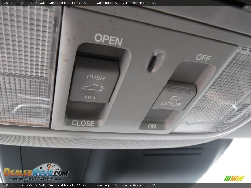 2017 Honda CR-V EX AWD Gunmetal Metallic / Gray Photo #22