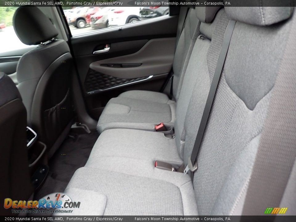 2020 Hyundai Santa Fe SEL AWD Portofino Gray / Espresso/Gray Photo #8