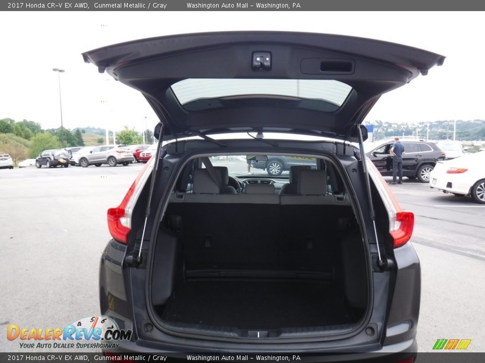 2017 Honda CR-V EX AWD Gunmetal Metallic / Gray Photo #24