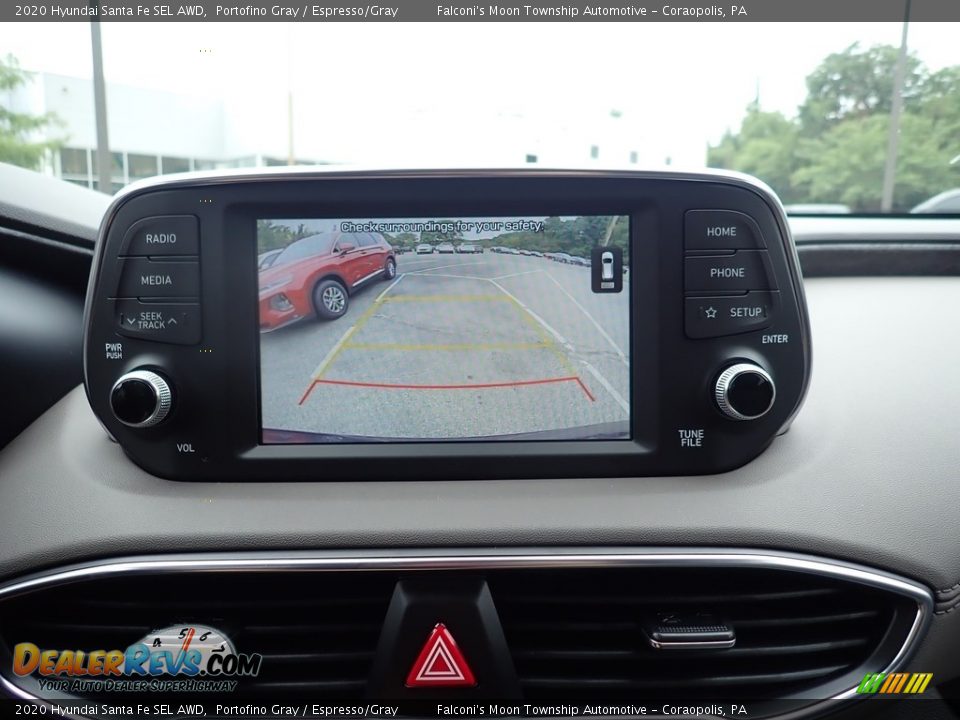 2020 Hyundai Santa Fe SEL AWD Portofino Gray / Espresso/Gray Photo #13