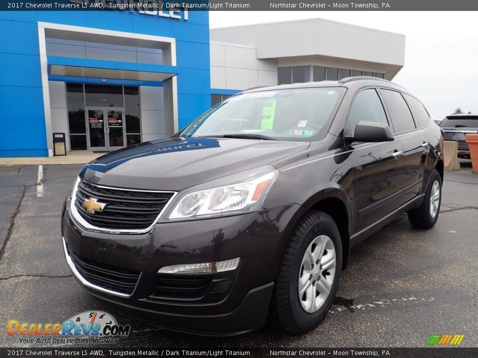 2017 Chevrolet Traverse LS AWD Tungsten Metallic / Dark Titanium/Light Titanium Photo #2